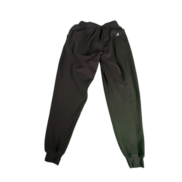 BSN Sports Womens Fleece Jogger Sweatpants XS Black Paw Print Logo Drawstring - Picture 7 of 11